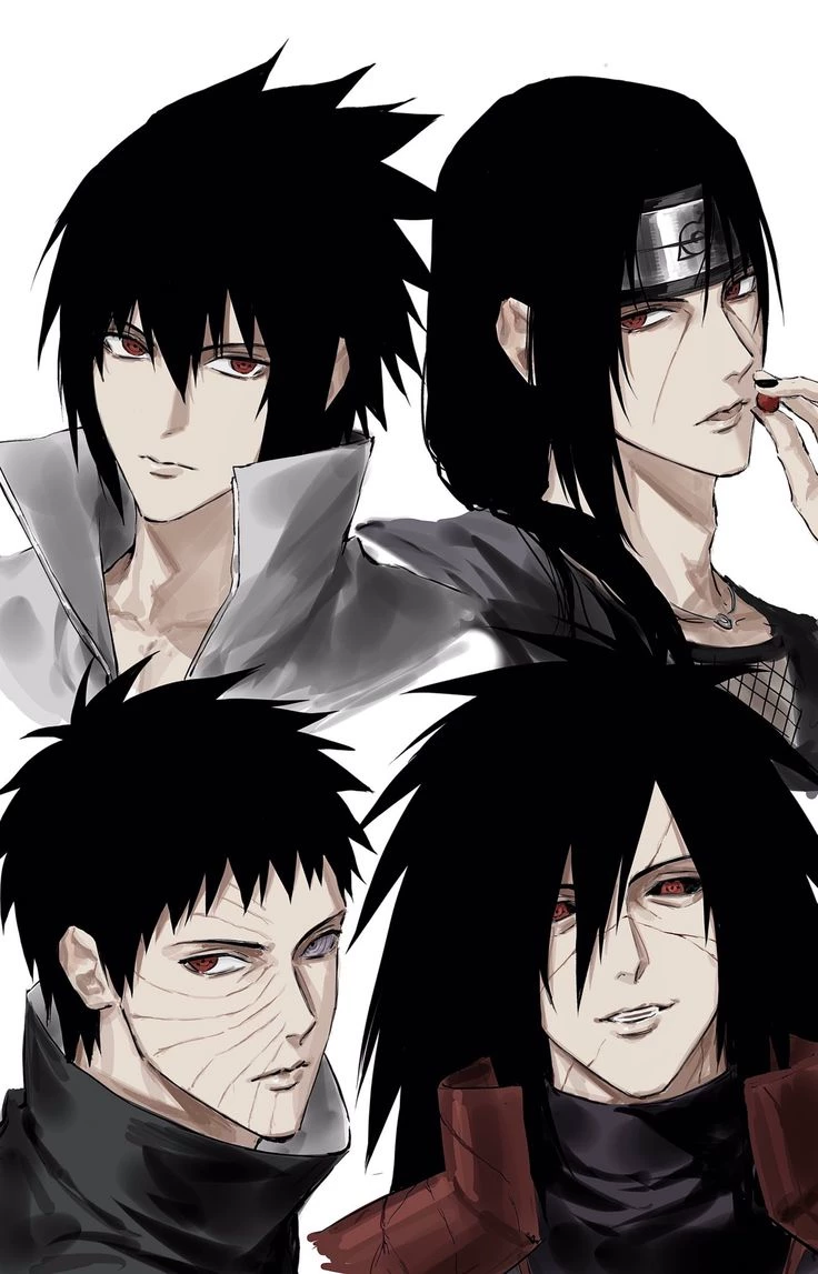 itachi, obito, sasuke y madara thumbnail
