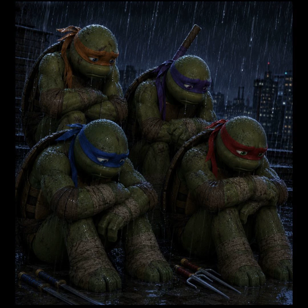 Street Ninjas (Leonardo, Raphael, Donatello, Michelangelo) thumbnail