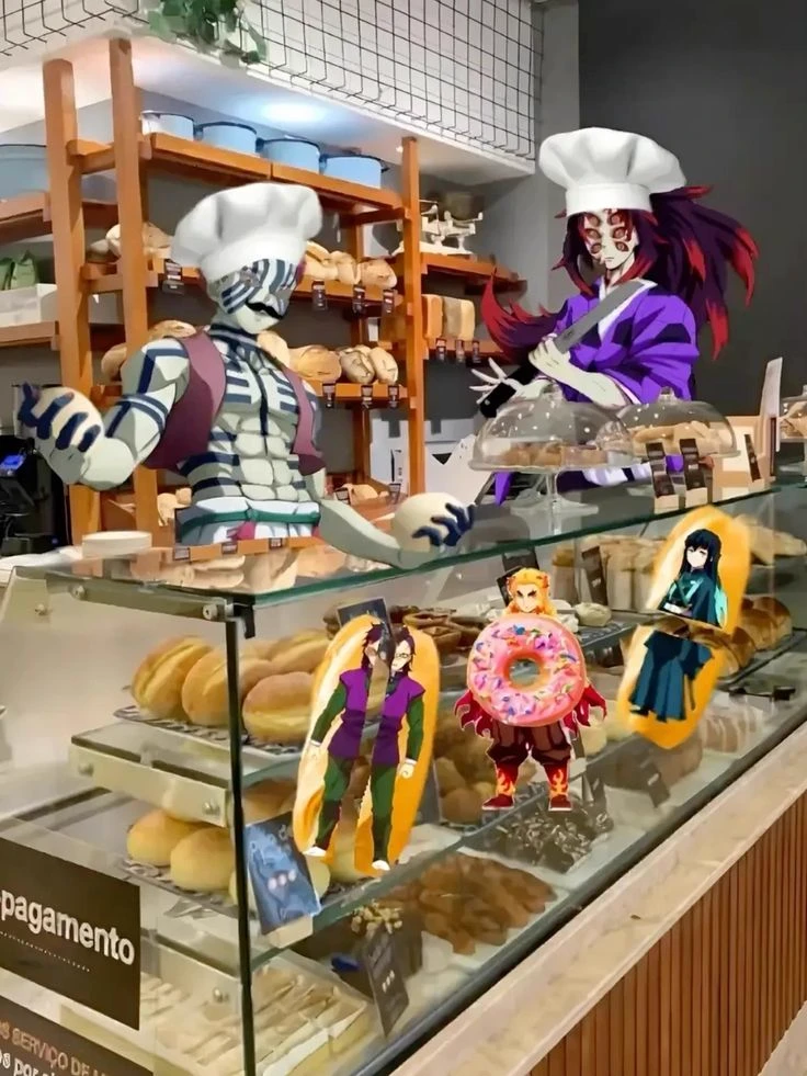 Akaza and Kokushibo became cooks in a restaurant? And the other Moons too? thumbnail
