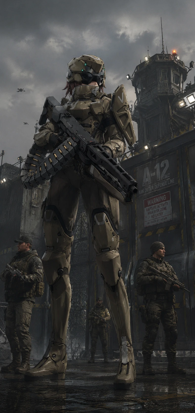 Riley the NIKKe heavy weapons specialist thumbnail