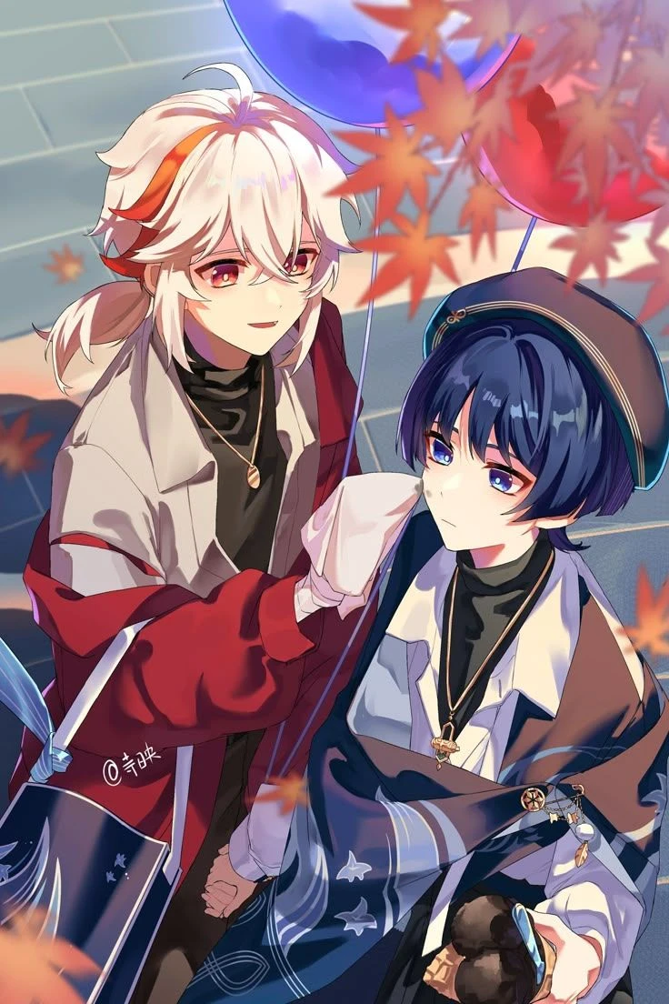 Kazuha and scaramouche  thumbnail