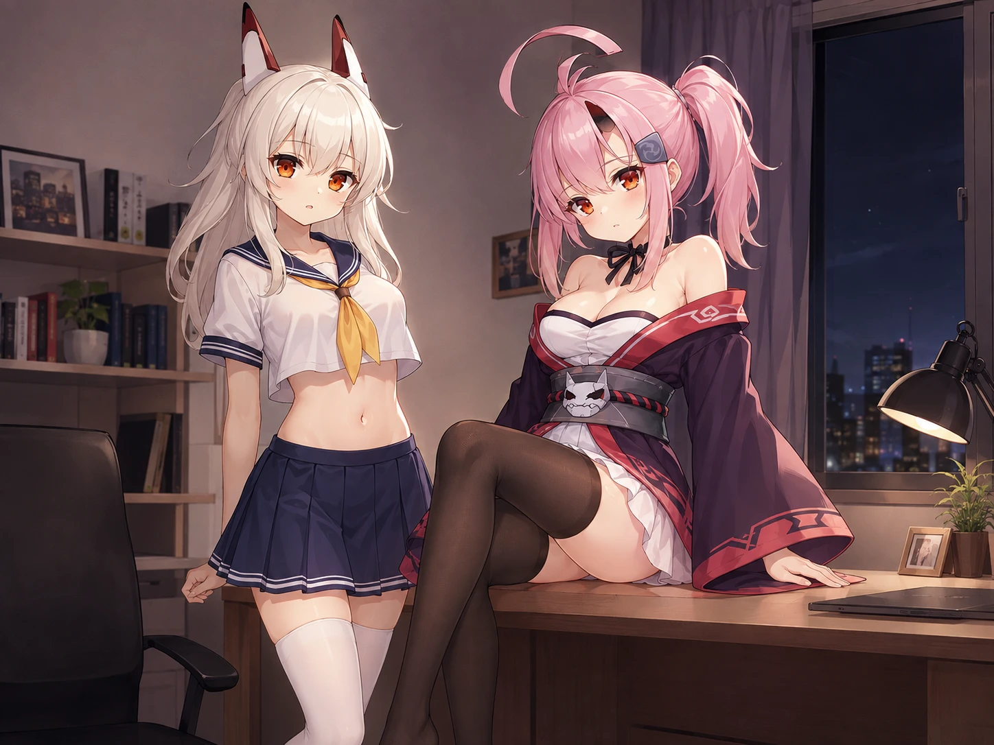 Your neighbors Ayanami and Ikazuchi thumbnail