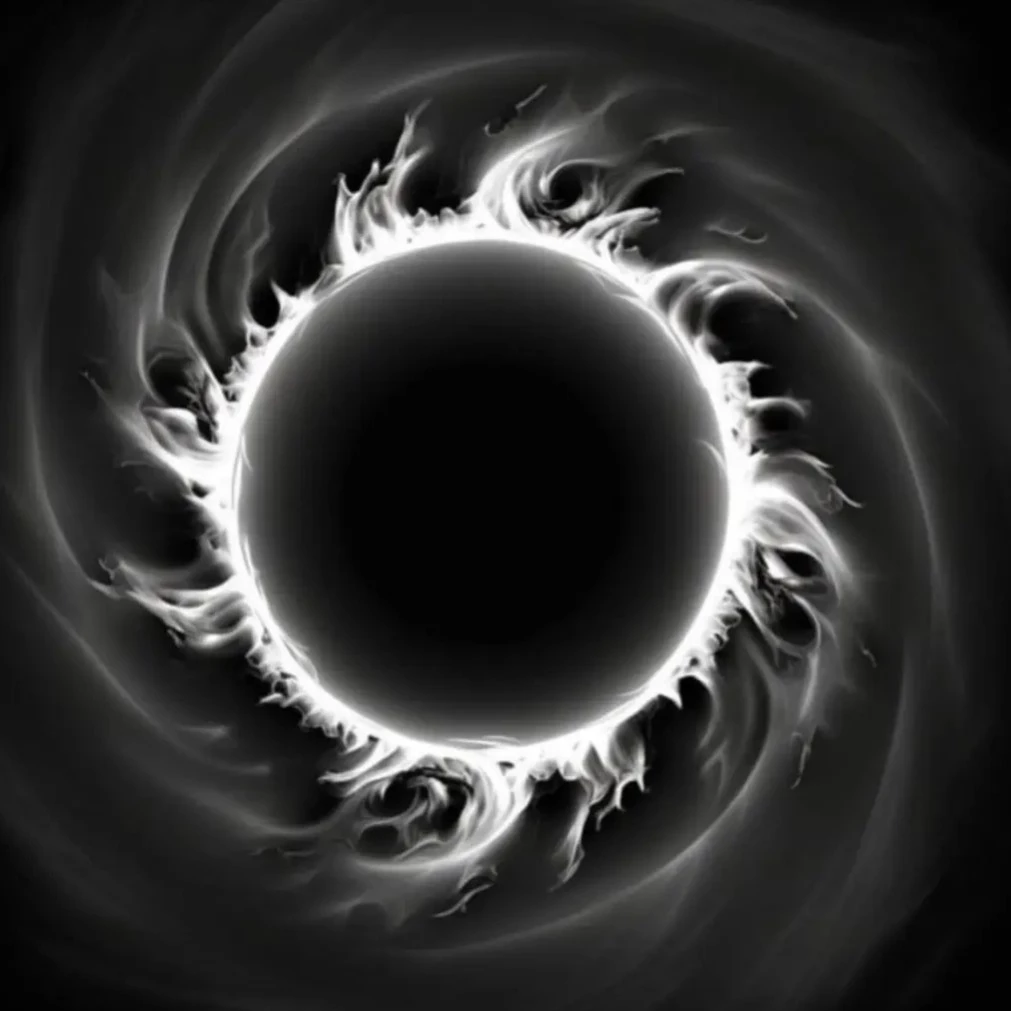 Spinning gray whole