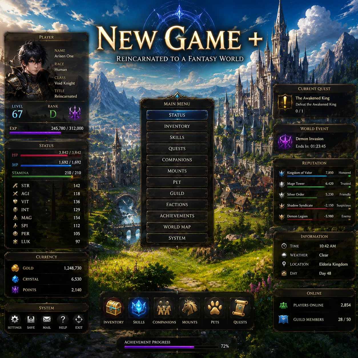NEW GAME+ Reincarnated with The System thumbnail