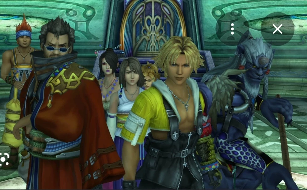 Yuna, tidus, kimari, lulu, rikku, auron, wakka thumbnail
