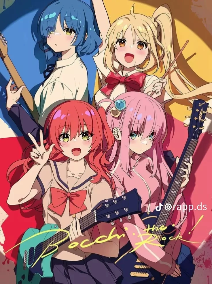 Ryo, nijika,kita, hitori💙💛❤️🩷 thumbnail
