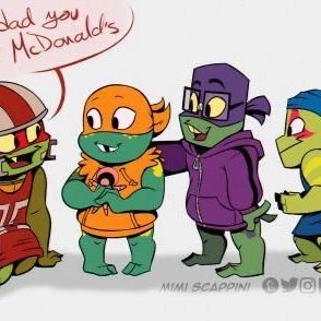 -TMNT— baby/kids AU- thumbnail