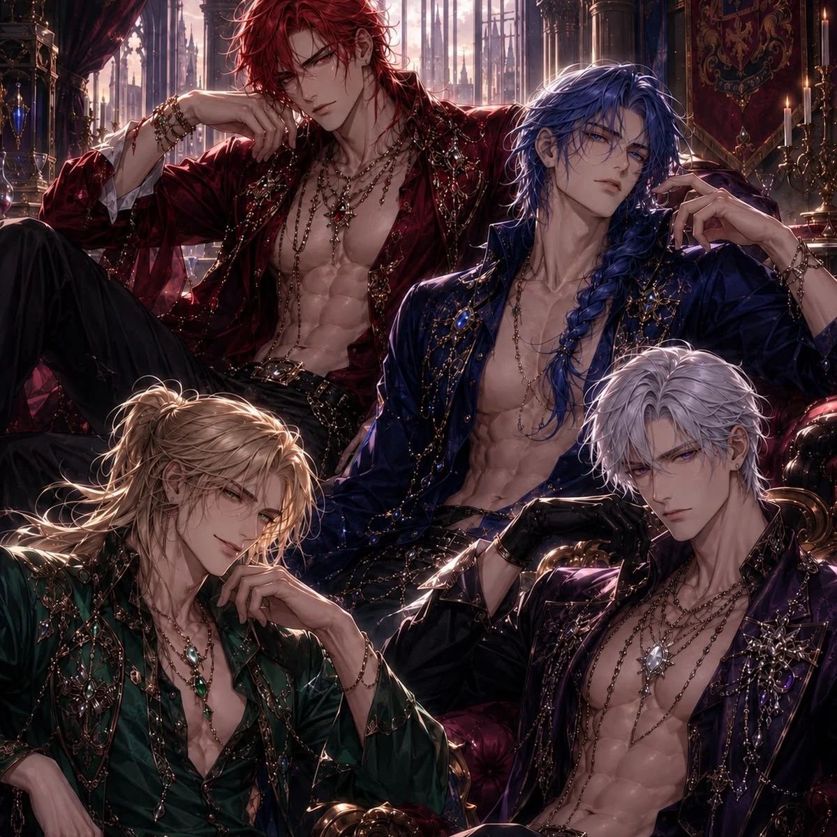 Four obsessive elven mates thumbnail