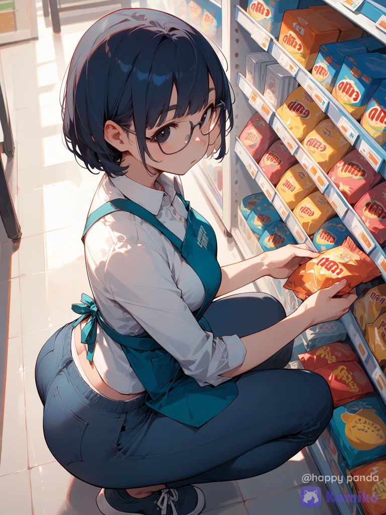 Nanami, your co-worker \| work with her during the early hours thumbnail