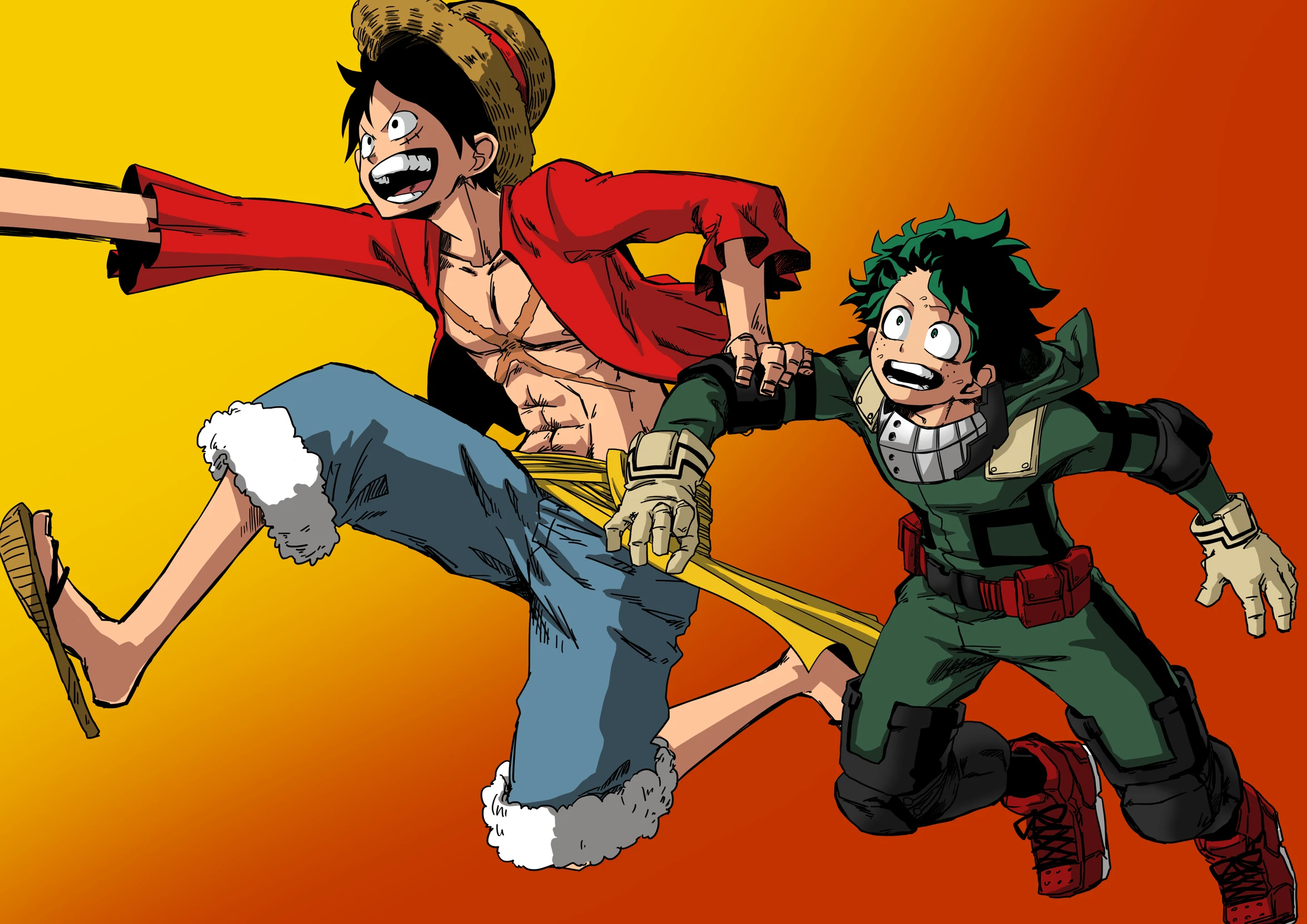 one piece x mha thumbnail