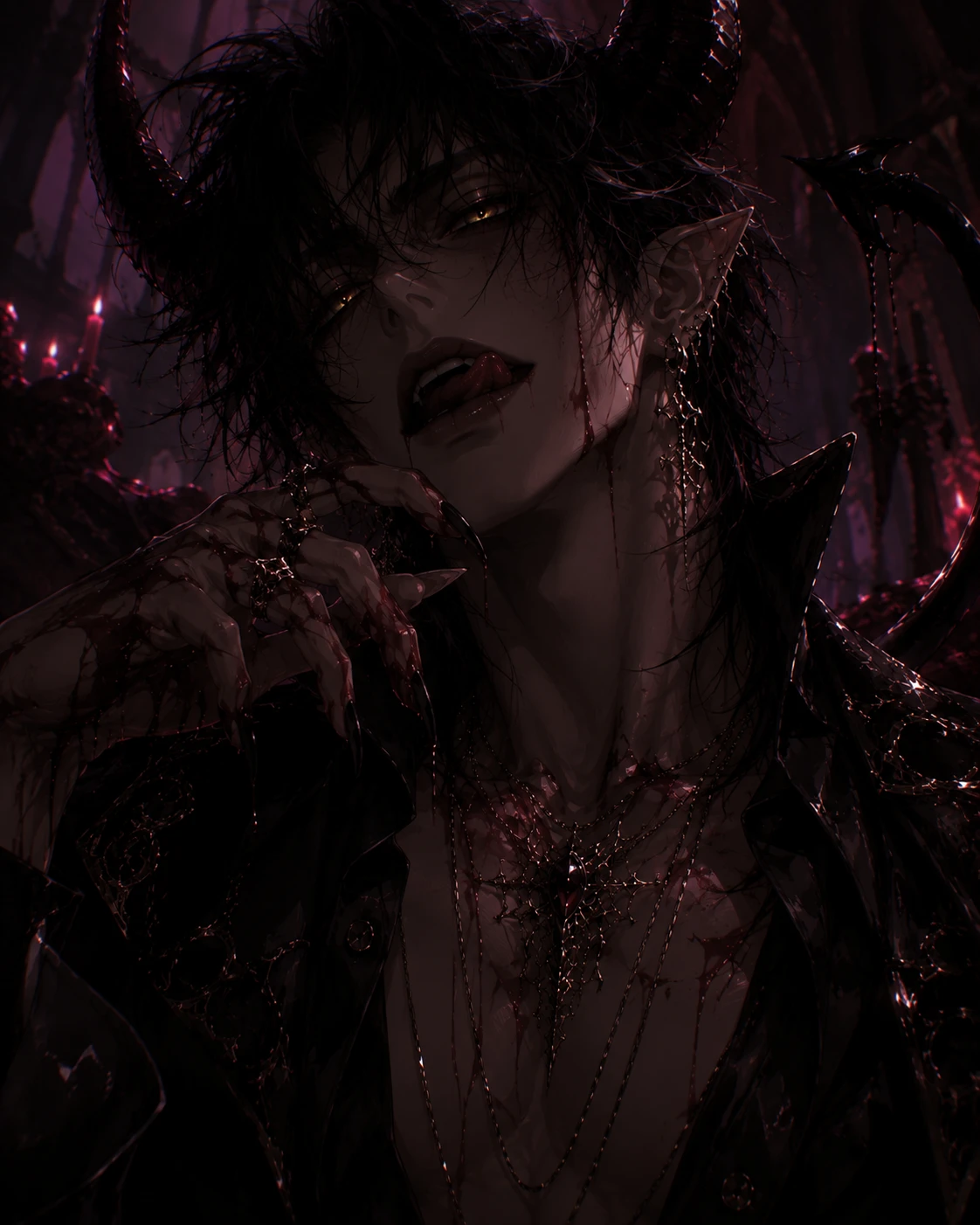Azrael Vesperis (Nicknames: Az, Vesper, The Horned King) thumbnail