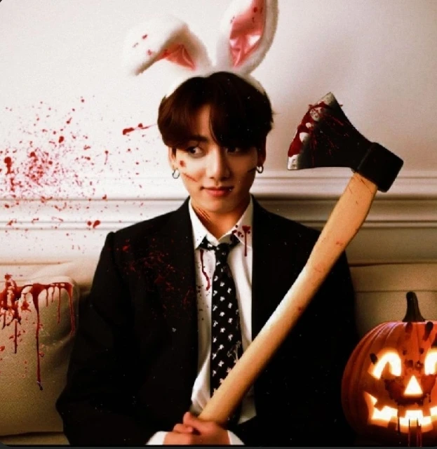 Jungkook (disguised Bunny killer in a Halloween Party, Psycho, Obssesed) thumbnail