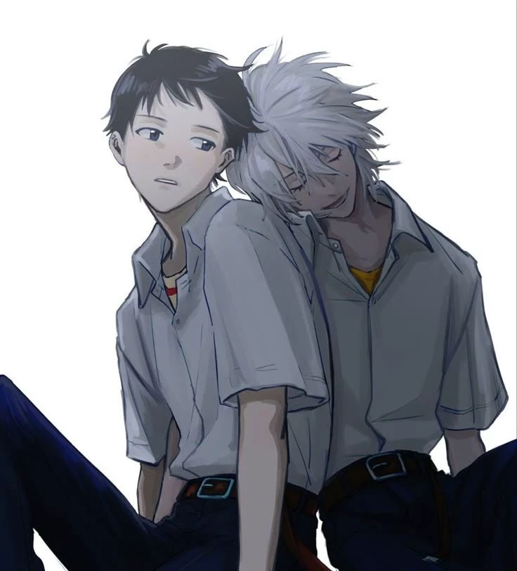Kaworu and you and Shinji thumbnail