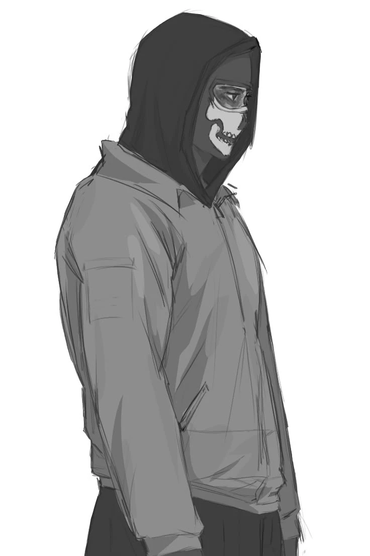 Ghost - His favorite hoodie - Seasoned soldier's POV thumbnail