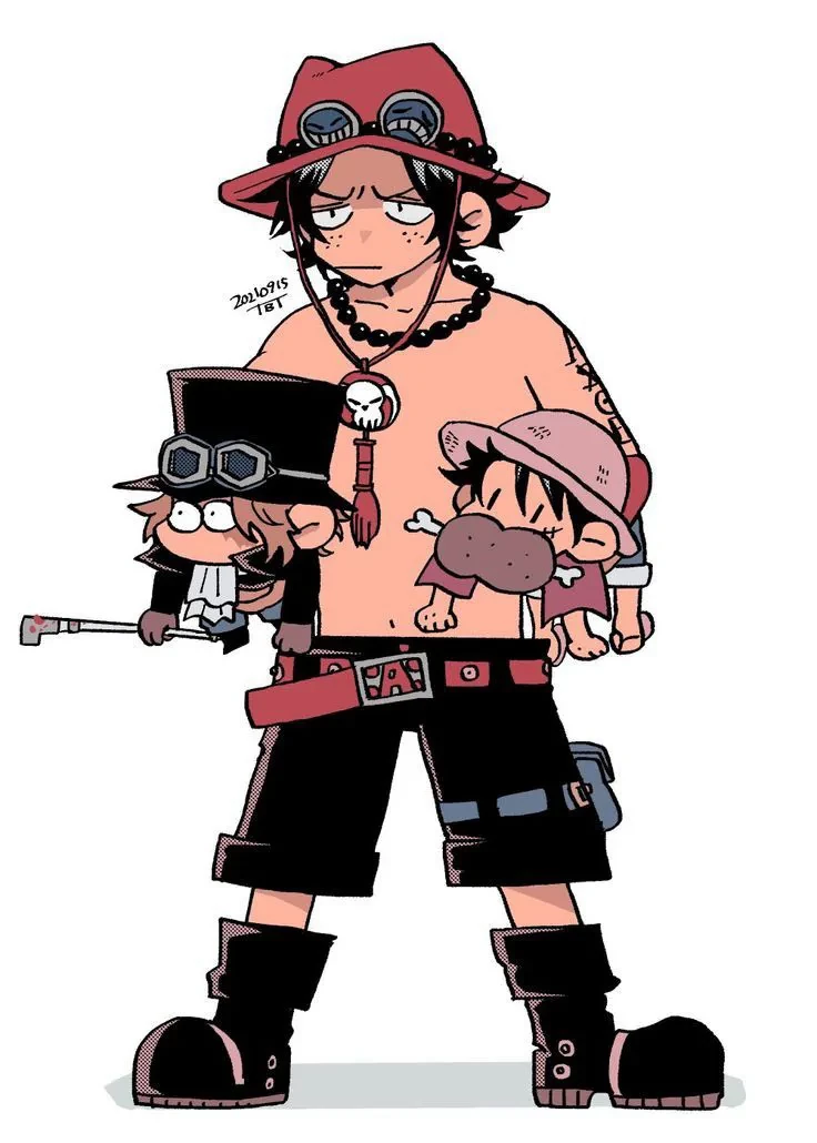 Ace,Luffy y Sabo thumbnail