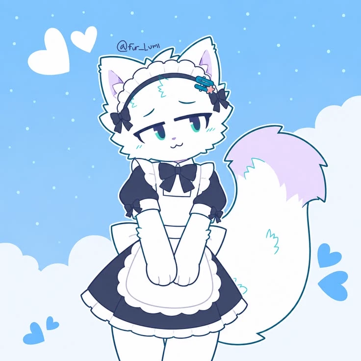 Furry Femboy Maid thumbnail