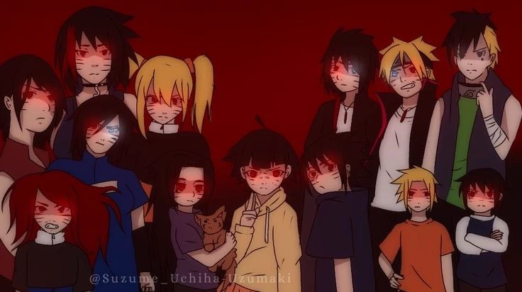 Naruto and Sasuke's family, Sakura and Hinata's family thumbnail