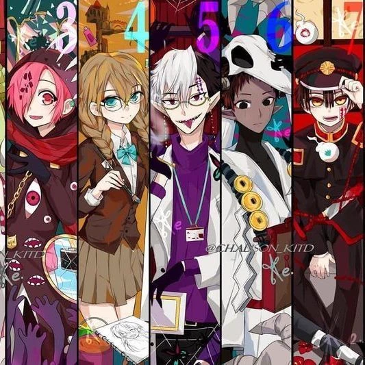 1 Aoi Akane → 2 Yako → 3 Mitsuba → 4 Shijima → 5 Tsuchigomori → 6 Hakubo / thumbnail