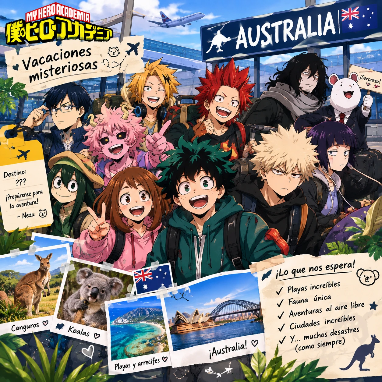 MHA: Mysterious vacations 🇦🇺". 😌🔥 thumbnail