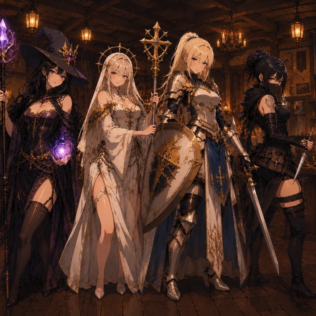 Soleil, Nyx, Maeve, Runa - The Chaotic Adventurers thumbnail