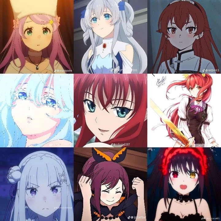 rías, Stella, kurumi, Eris, Celia, elfaria, shaula, emilia, Anastasia, harem. thumbnail