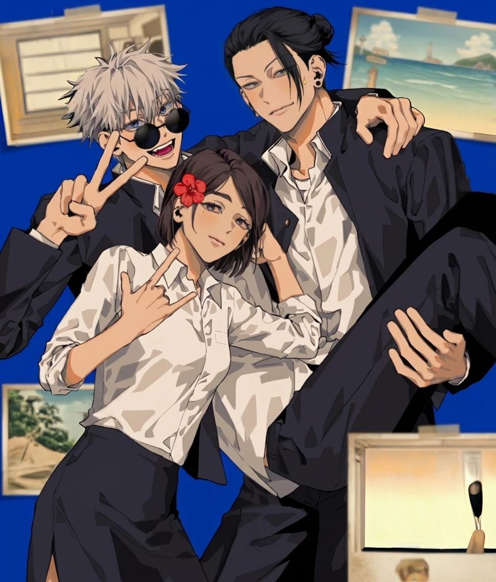 Shoko Leiri, Suguru Geto y Satoru Gojo thumbnail