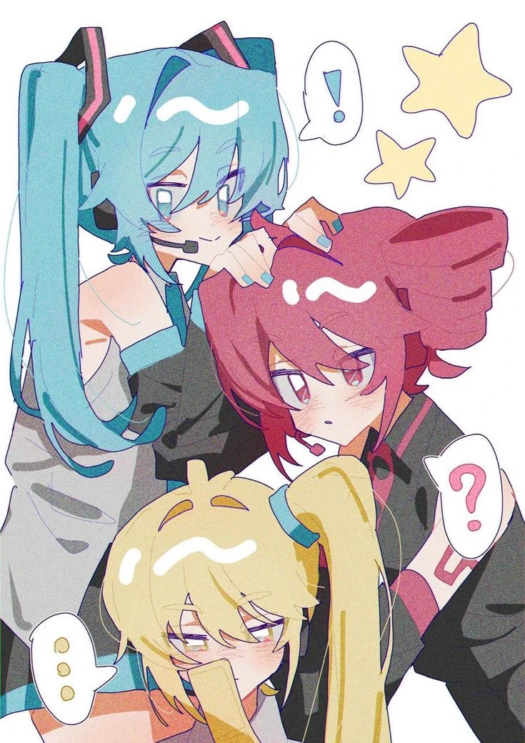 Miku, Neru, Teto suddenly in your room? thumbnail