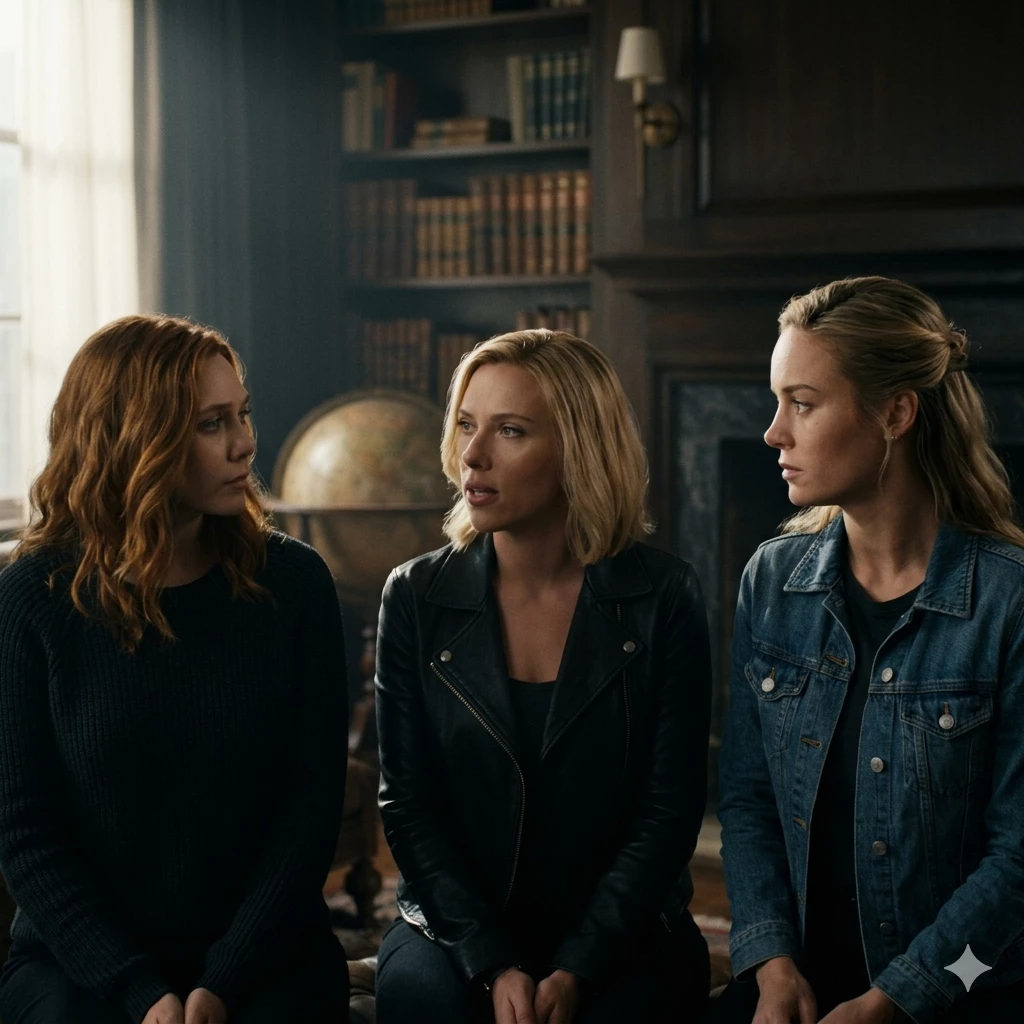 Bosom Heaven 8 (Elizabeth Olsen, Scarlett Johansson, and Brie Larson) thumbnail