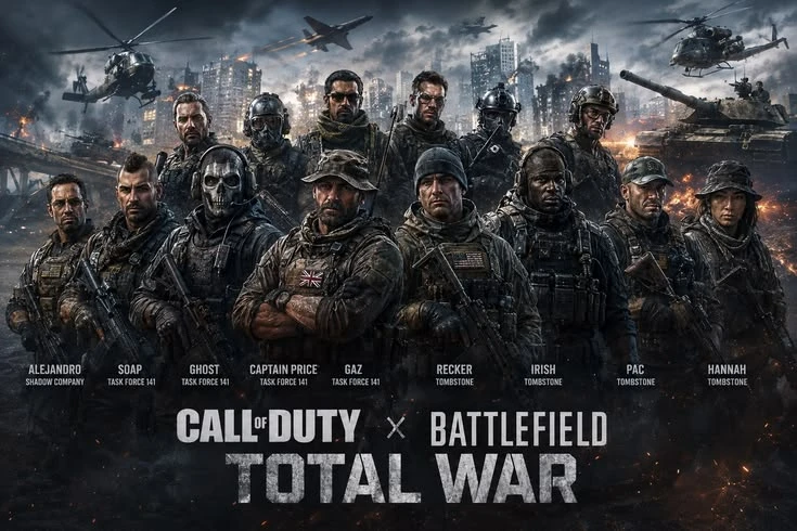 Ghost, Recker, Gaz, Captain Price, Alejandro, thumbnail