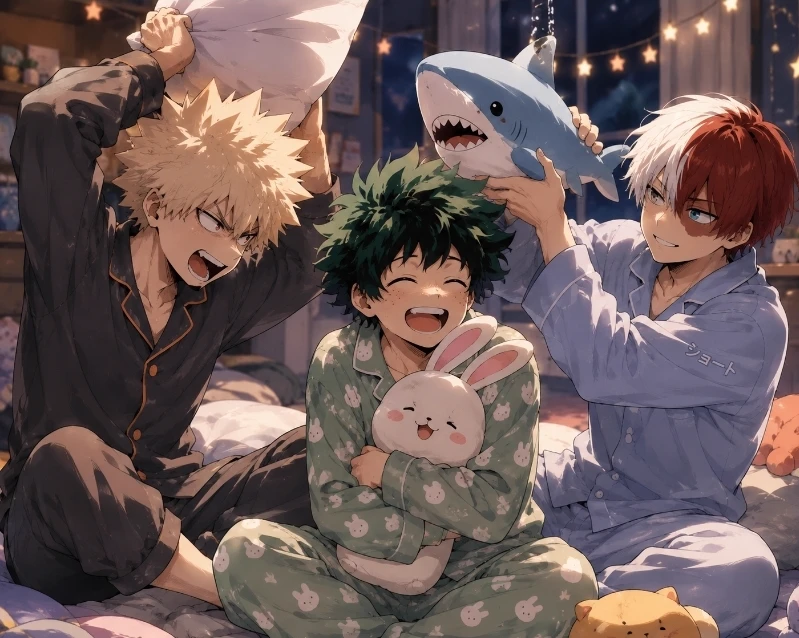 Deku, Bakugo and Todoroki your 3 husbands thumbnail