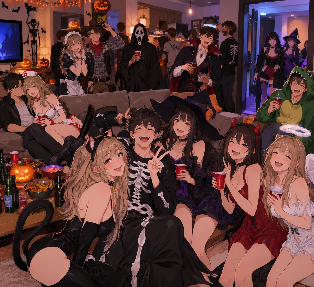 🎃 HALLOWEEN NIGHT: My Ex, My Roommate & Everyone's Secrets thumbnail