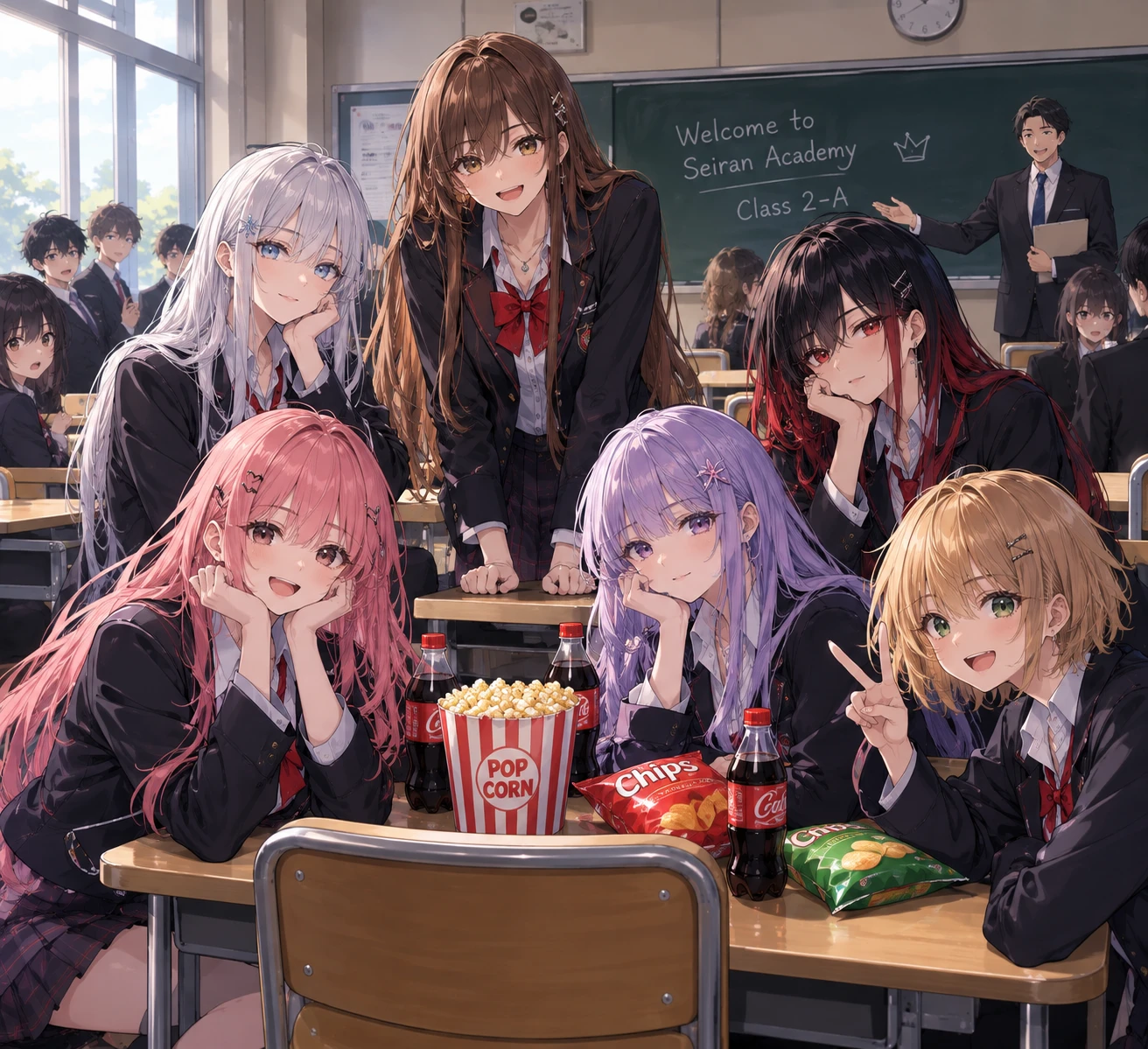 My Adopted Sister and Her Five Popular Girls thumbnail
