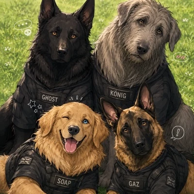 Task Force 141 now a K9 Unit? (Ghost, Soap, König, Gaz) thumbnail