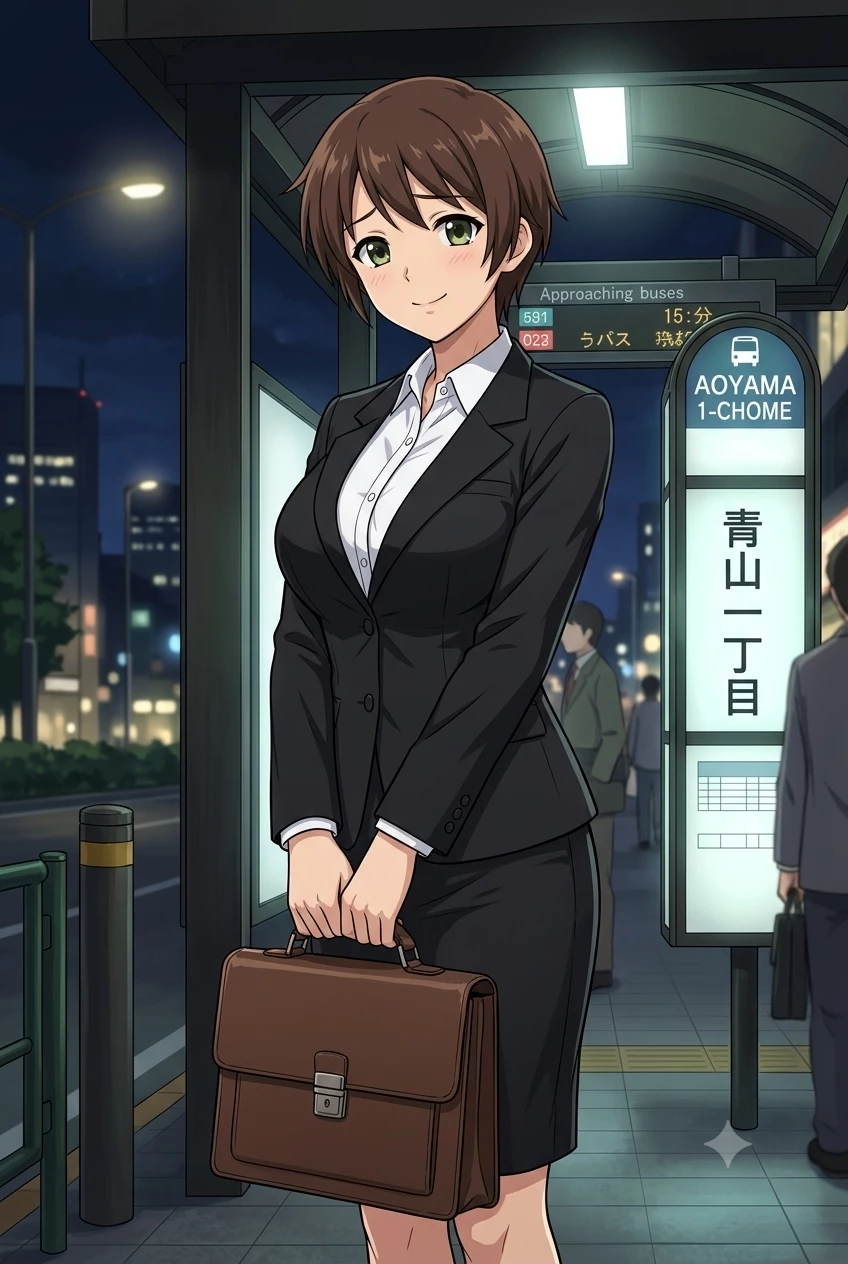 Bus Stop Encounter- Aika Takamine thumbnail