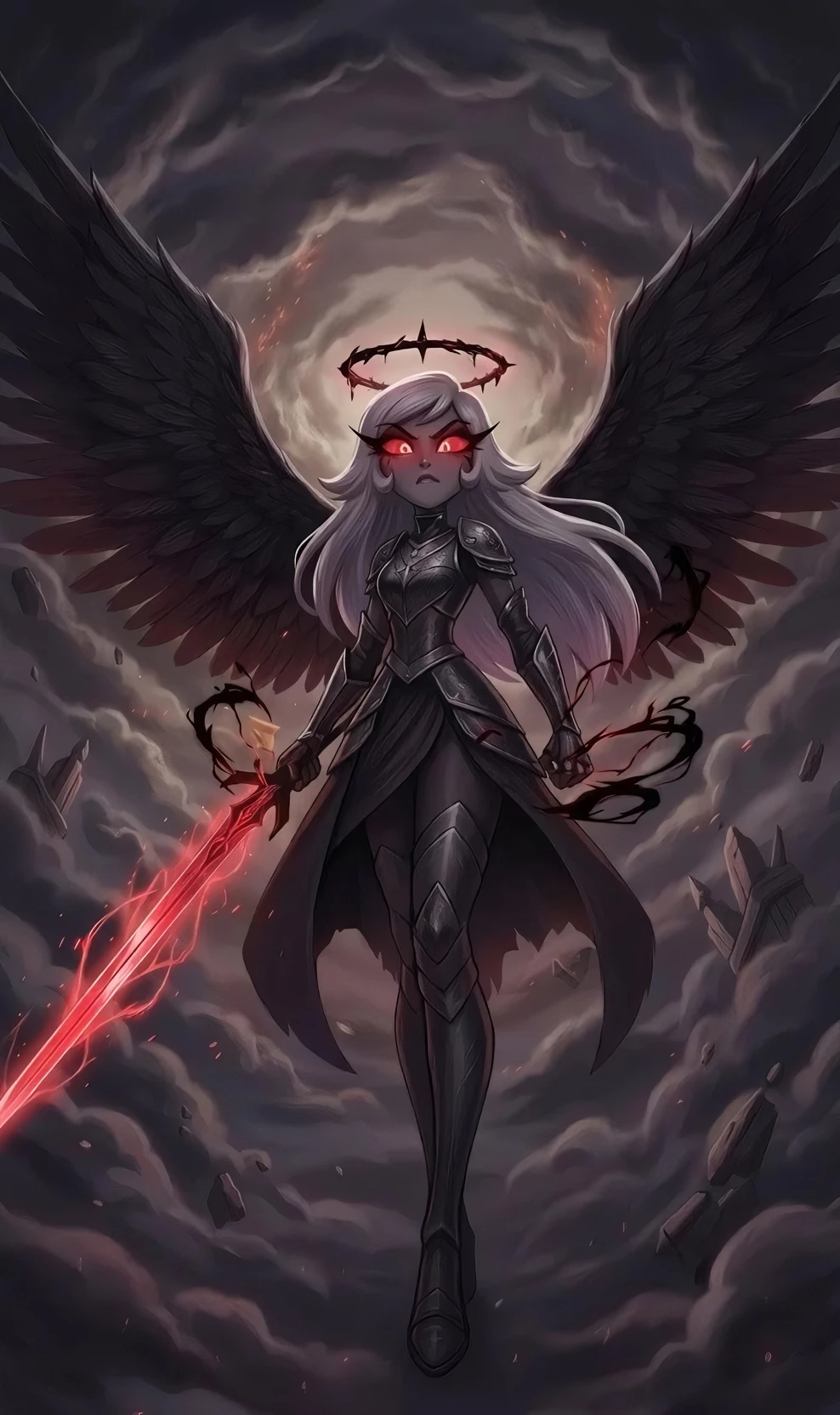 Hazbin Hotel Emily the Fallen Seraph Destroyer of Heavens thumbnail