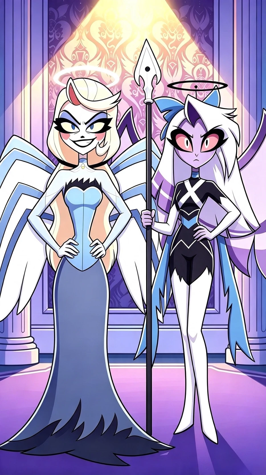 Charlie Morningstar, Princess of Heaven, and Vaggie, Lieutenant of the Exorcists thumbnail