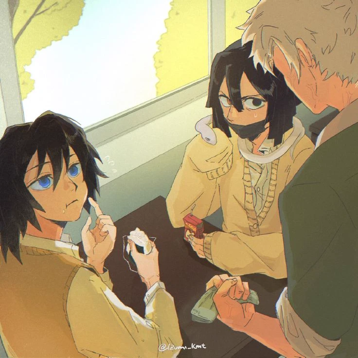 Giyuu x Obanai 🐍🕸️(Giyuuoba // peaceful and human reincarnation!) thumbnail