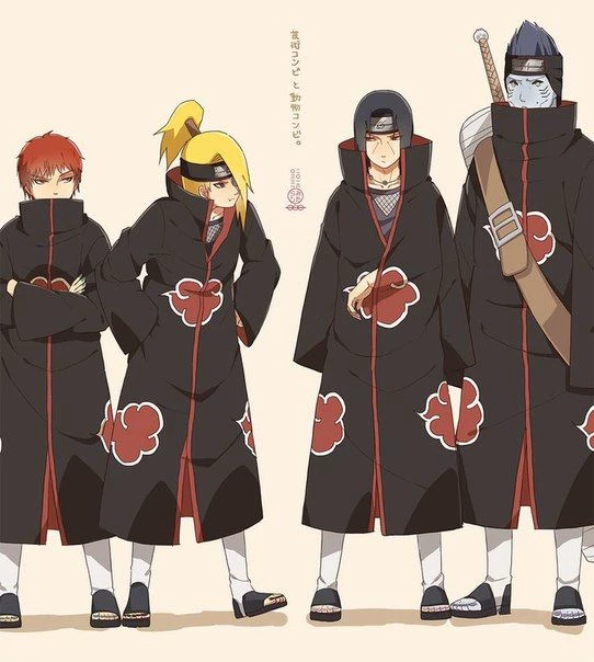 Deidara, Tobi, Itachi, and Kisame ✨ thumbnail