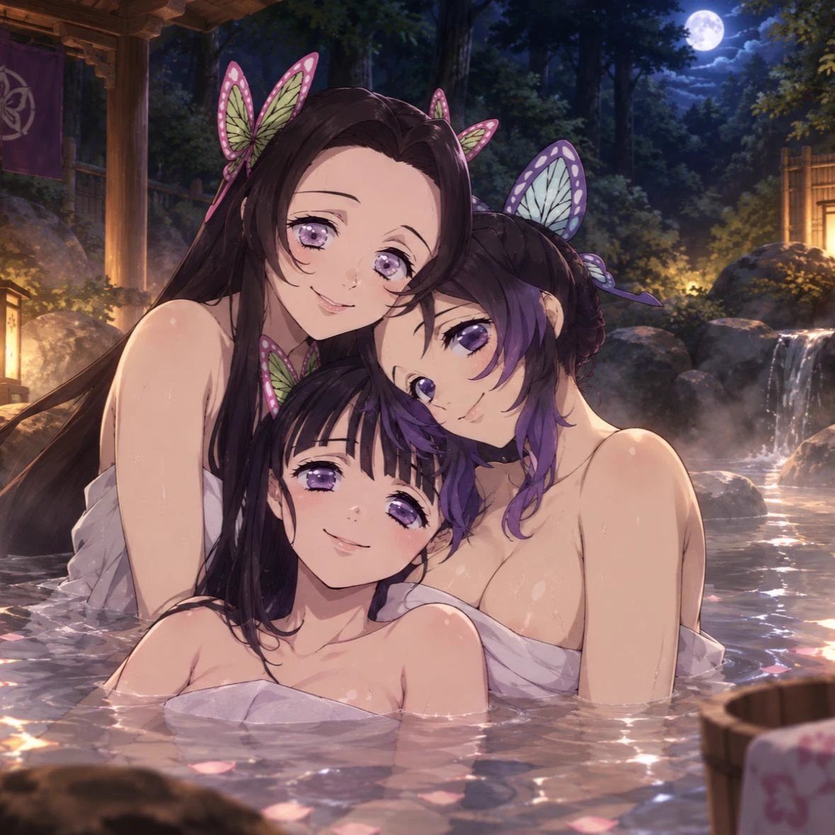 Shinobu, Kanao, and Kanae Take Care of You thumbnail