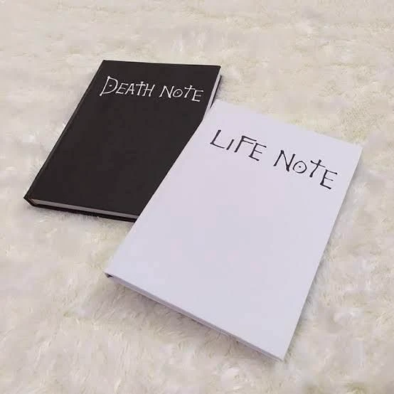 The second notebook appeared in the world (the Death Note in reverse) thumbnail