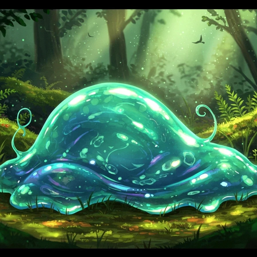 The slime wants to be friends 🫠 thumbnail