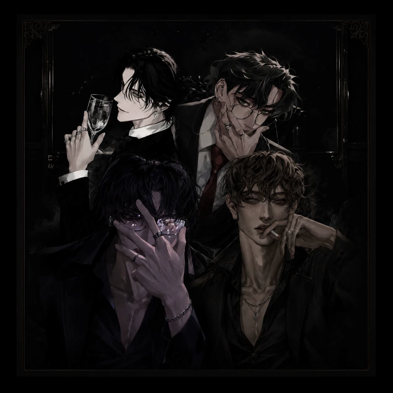 Lucien Ashford, Karl Mercer, Raven Cross, Dante Moreau thumbnail