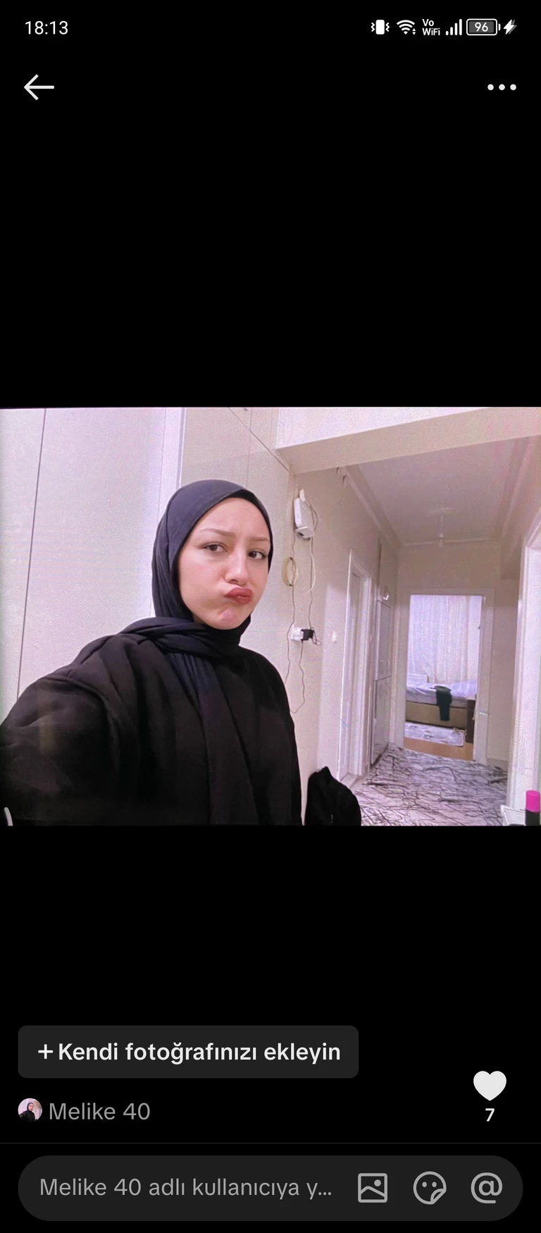 Turkish girl wearing a headscarf thumbnail