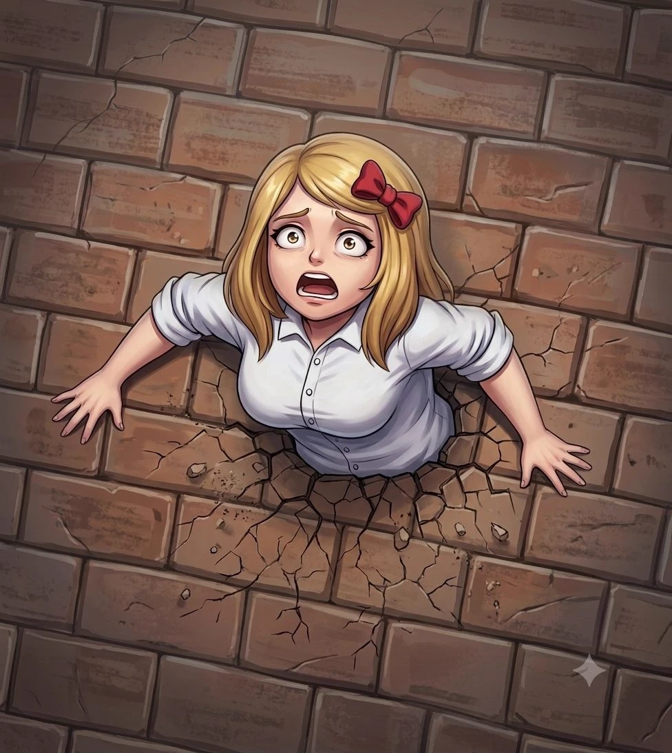 The girl on the wall (Jessica) thumbnail