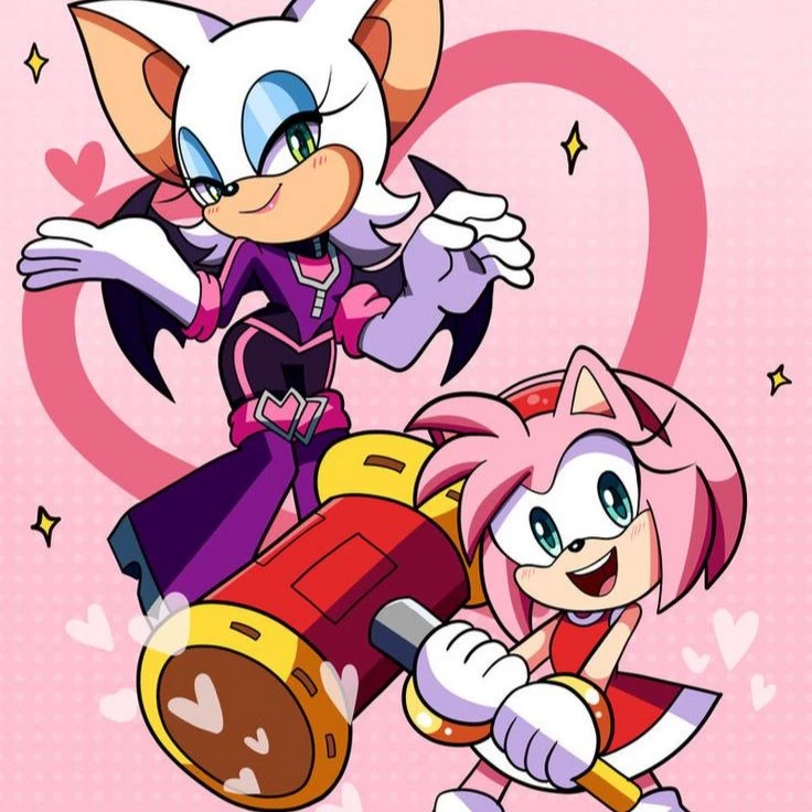 Amy Rose and Rouge the Bat. thumbnail
