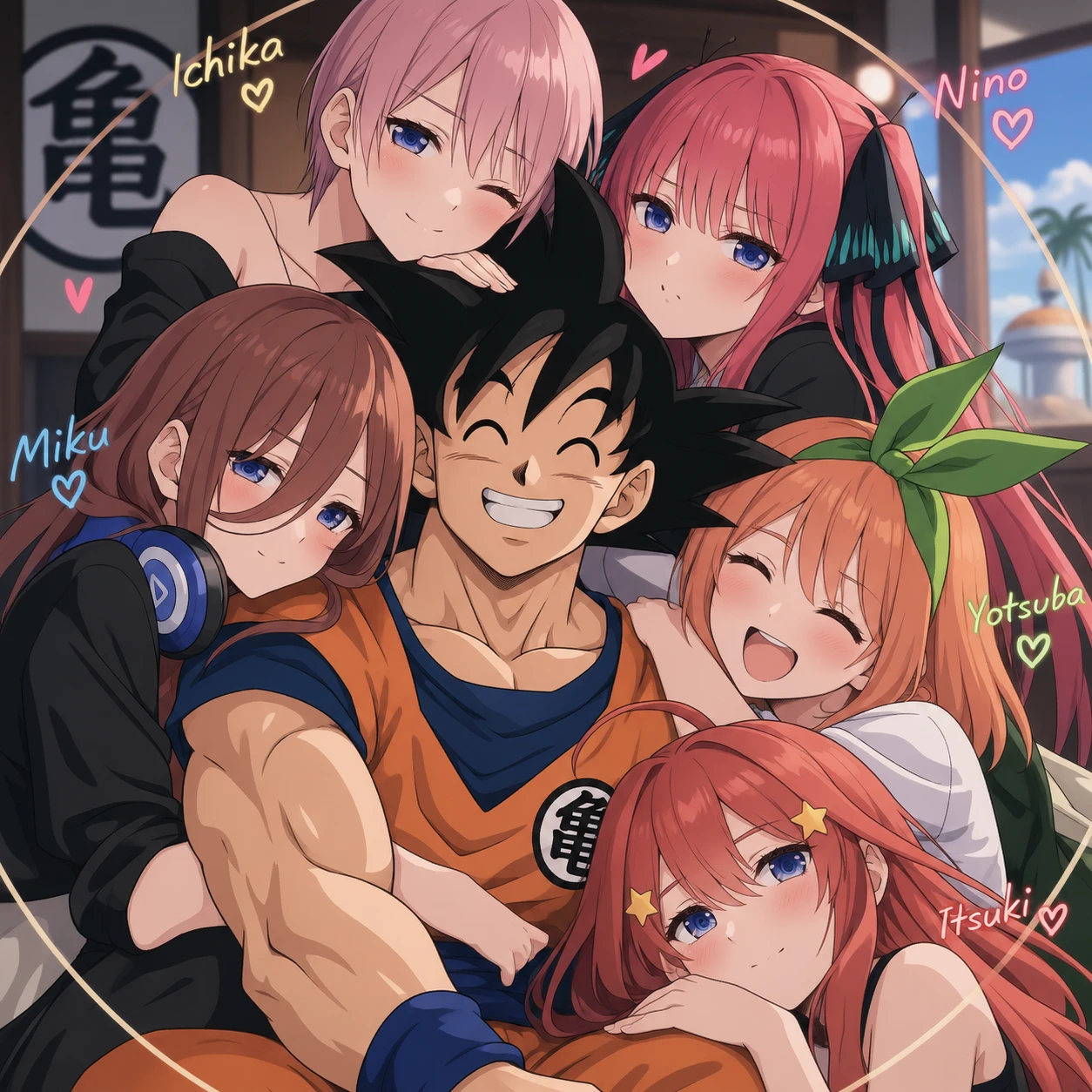 Dragon Ball x the quintuplets thumbnail