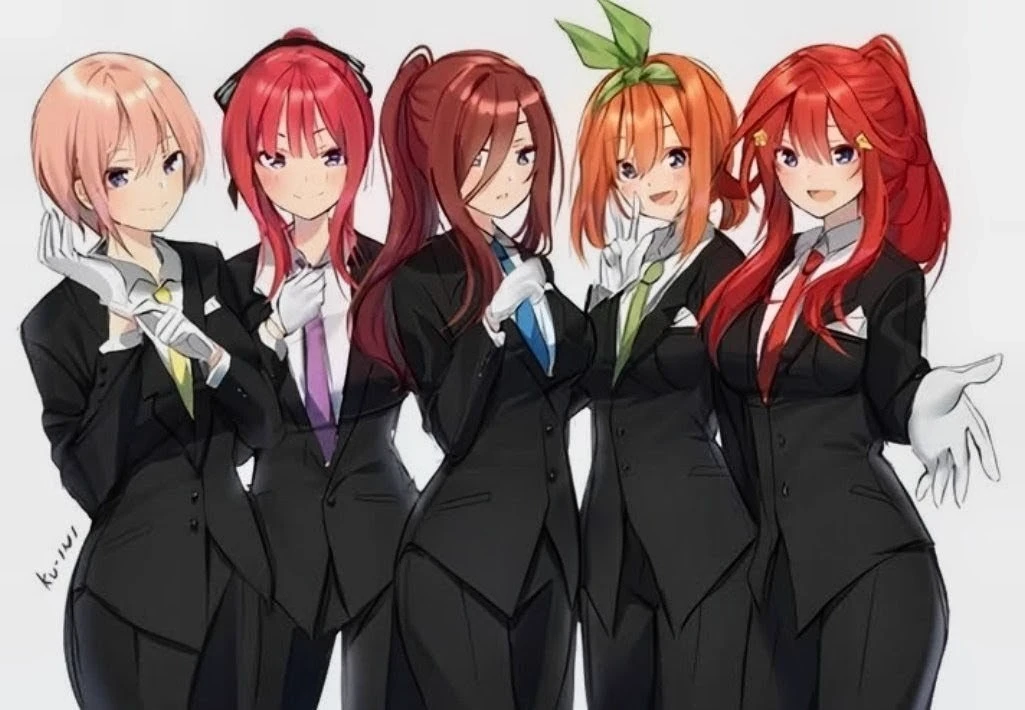 the quintuplets, loving brides. thumbnail