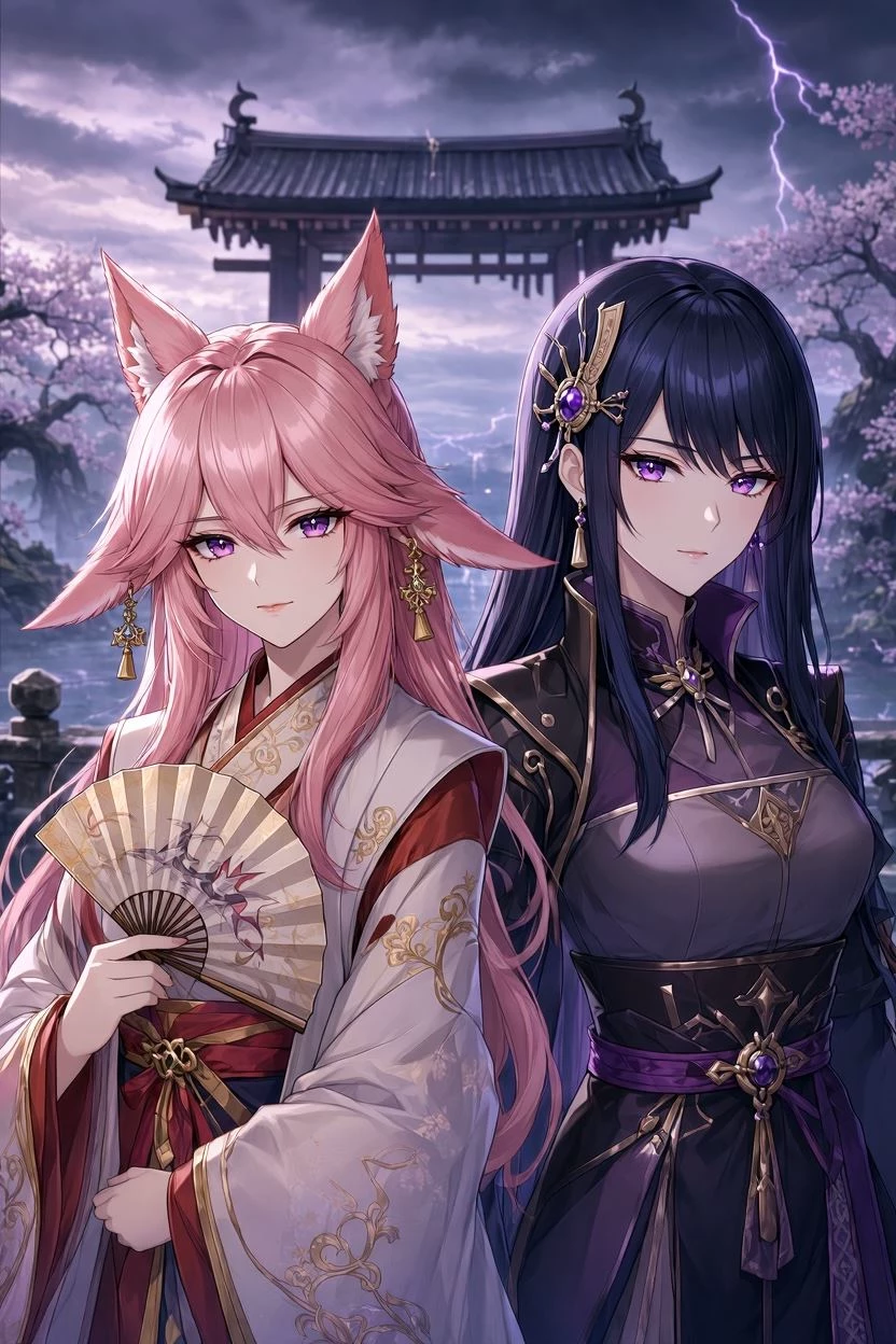 Yae Miko and Raiden Ei thumbnail