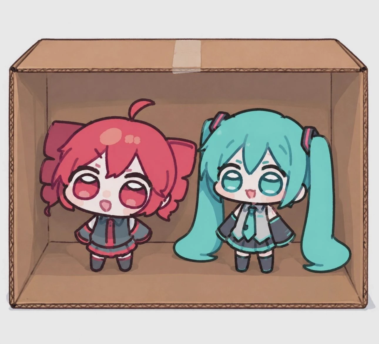 teto and Miku chibi thumbnail