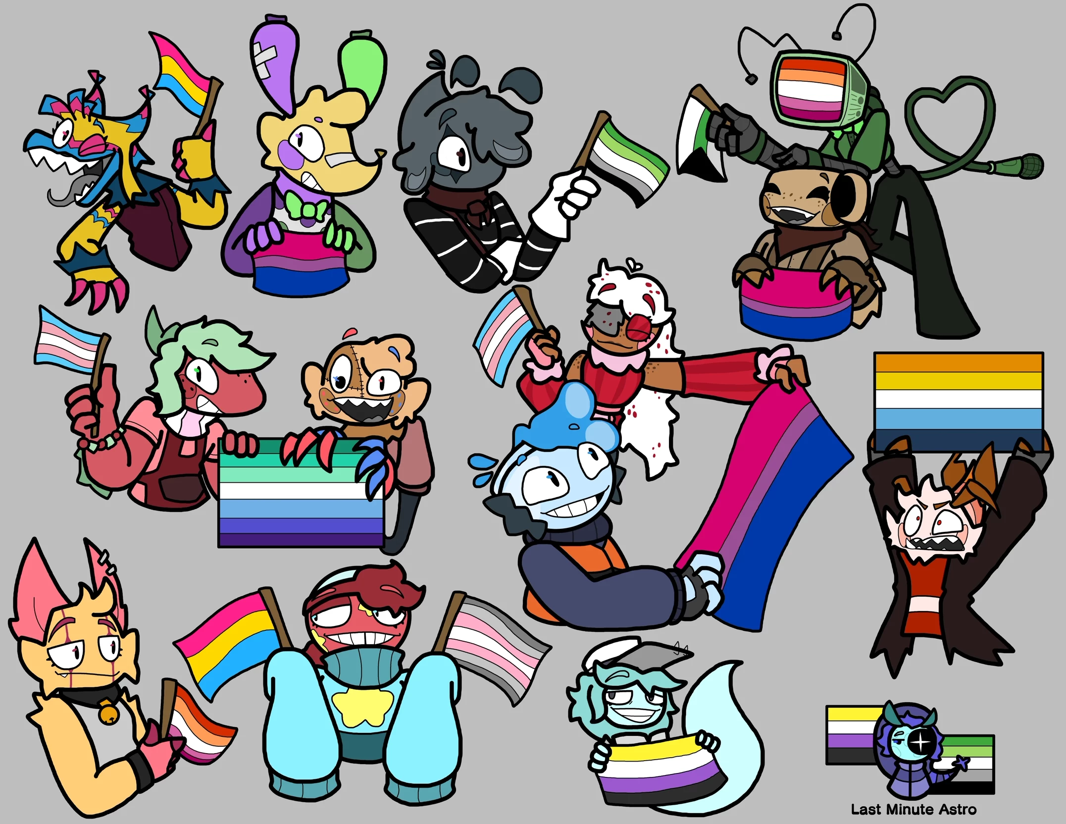 X - Dandy's world in Pride Month - X thumbnail